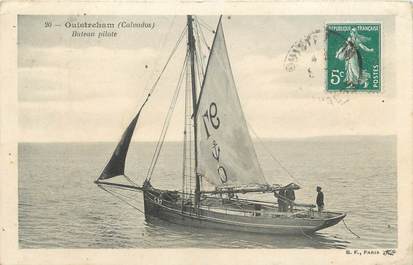 CPA FRANCE 14 "Ouistreham, bateau pilote"