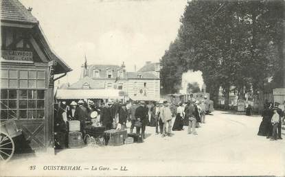 CPA FRANCE 14 "Ouistreham, la gare"