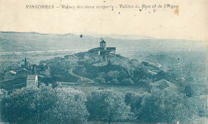 CPA FRANCE 26 "Vinsobres, ruines des vieux remparts"