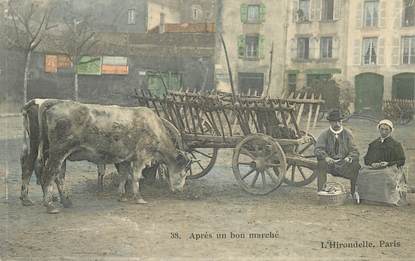 CPA AGRICULTURE "Après un bon marché"