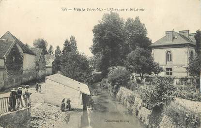 / CPA FRANCE 77 "Voulx, l'Orvanne et le lavoir"