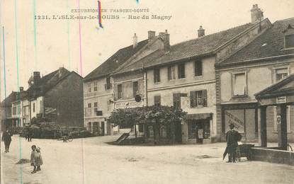 CPA FRANCE 25 "Isle sur Le Doubs, rue du Magny"