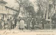 24 Dordogne CPA FRANCE 24 "Eymet, les grandes promenades un jour de foire"