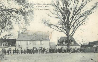 CPA FRANCE 24 "Savignac Lédrier, place de la mairie"