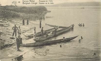 CPA CONGO BELGE "Pirogues"