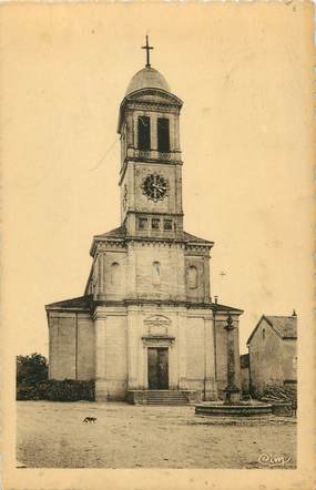 CPA FRANCE 70 "Dampierre sur Linotte, place de l'église"