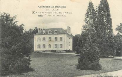 CPA FRANCE 35 "Craon, châteaux de Bretagne"