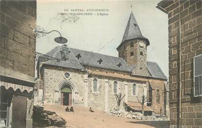 / CPA FRANCE 15 "Vic sur Cere, l'église"