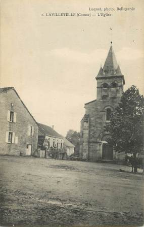 CPA FRANCE 23 "Lavilletelle, l'église"