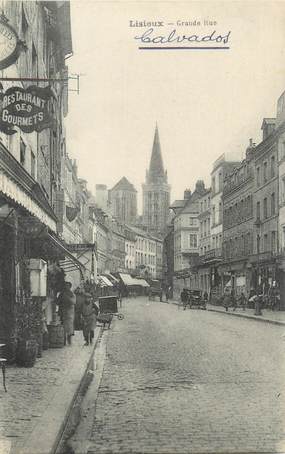 CPA FRANCE 14 "Lisieux, grande rue"