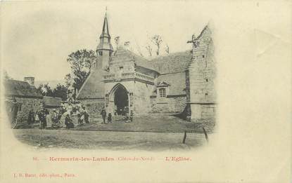 CPA FRANCE 22 "Kermaria Les Landes, l'église"