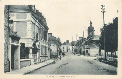 CPA FRANCE 22 "Caulnes, arrivée de la gare"