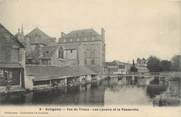 22 Cote D'armor CPA FRANCE 22 "Guincamp, vue du Trieux, les lavoirs et la passerelle"