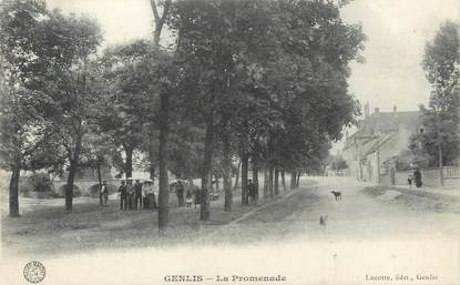 CPA FRANCE 21 "Genlis, la promenade"