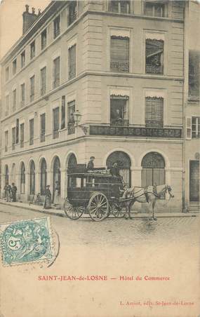 CPA FRANCE 21 "Saint Jean de Losne, hôtel du Commerce"