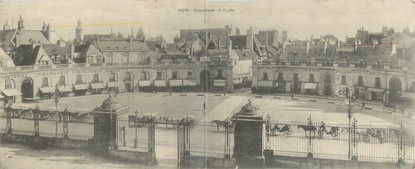 CPA PANORAMIQUE FRANCE 21 "Dijon, place d'Armes"