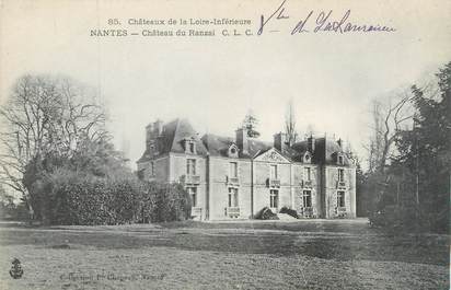 CPA FRANCE 44 "Nantes, château du Ranzai"