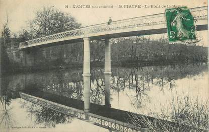 CPA FRANCE 44 "Nantes, Saint Fiacre, le pont"