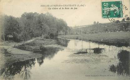CPA FRANCE 44 "Saint Aubin des Châteaux, la Chère et le Bois de Jeu"