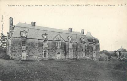 CPA FRANCE 44 "Saint Aubin des Châteaux, château du Plessis"