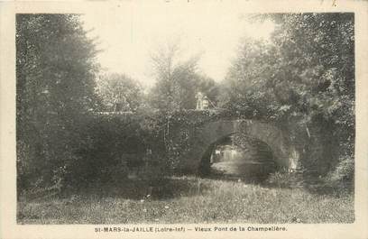 CPA FRANCE 44 "Saint Mars La Jaille, le vieux pont de la Champelière"