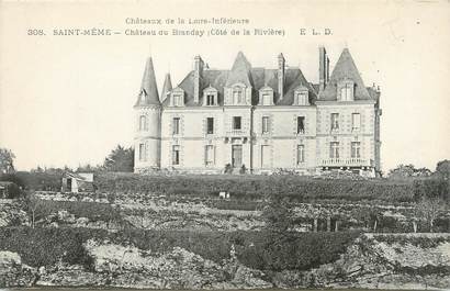 CPA FRANCE 44 "Saint Même, château du Branday, côté de la Rivière"