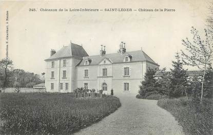 CPA FRANCE 44 "Saint Léger, château de la Pierre"