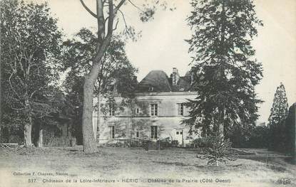CPA FRANCE 44 "Héric, château de la Prairie""