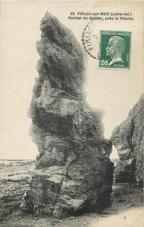 CPA FRANCE 44 "Piriac sur Mer, rocher du Sphinx"