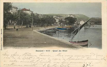 CPA FRANCE 83 "Bandol, Quai du Midi"