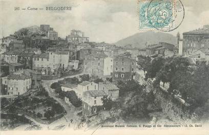 CPA FRANCE 20 "Corse, Belgodère"