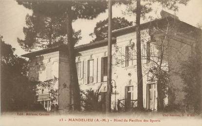 / CPA FRANCE 06 "Mandelieu, hôtel du pavillon des sports"
