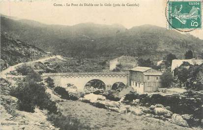 CPA FRANCE 20 "Corse, le pont du diable sur le Golo près Castirla"