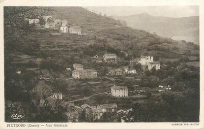 CPA FRANCE 20 "Corse, Pietroso, vue générale"