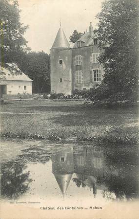 CPA FRANCE 18 "Mehun, château des Fontaines"