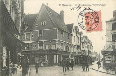 CPA FRANCE 18 "Bourges, vieilles maisons, place Gordaine"