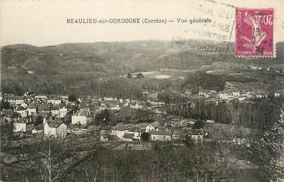 CPA FRANCE 19 "Beaulieu sur Dordogne, vue générale"