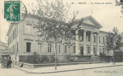 CPA FRANCE 19 "Brive, le palais de Justice "