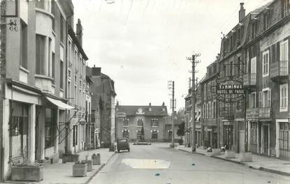 CPSM FRANCE 19 "Merlines, avenue Pierre Semar et la gare"