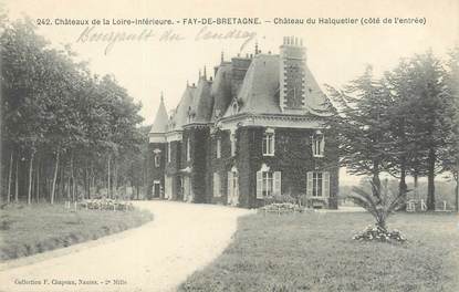 CPA FRANCE 44 "Fay de Bretagne, château du Halquetier"