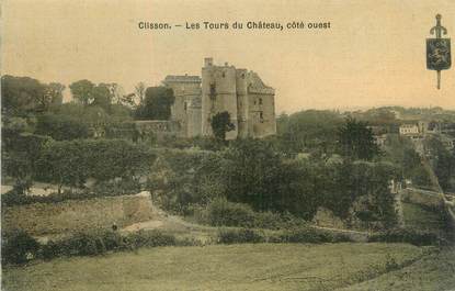 CPA FRANCE 44 "Clisson, les tours du château"