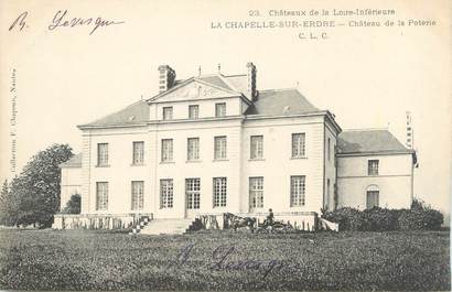 CPA FRANCE 44 "La Chapelle sur Erdre, château de la Poterie"