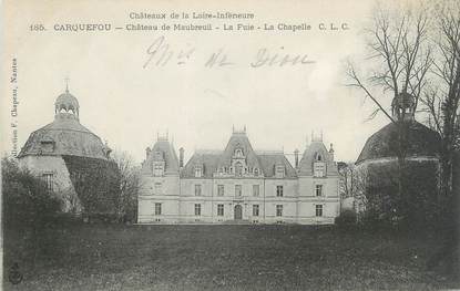 CPA FRANCE 44 "Carquefou, château de Maubreuil"