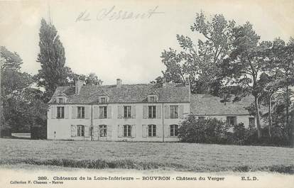 CPA FRANCE 44 "Bouvron, château du Verger"
