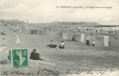 CPA FRANCE 44 "Pornichet, la plage prise des Dunes"