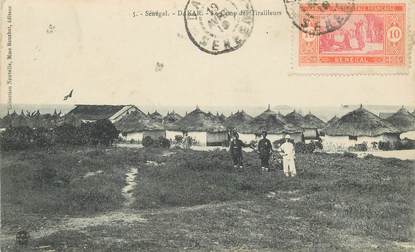 CPA SENEGAL "Dakar, le camp des tirailleurs"