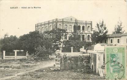 CPA SENEGAL "Dakar, Hotel de la Marine"