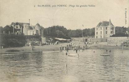 CPA FRANCE 44 "Sainte Marie sur Mer, plage des Grandes vallées"