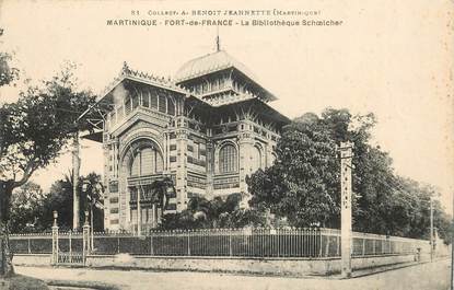 CPA MARTINIQUE "Fort de France, la Bibliothèque"