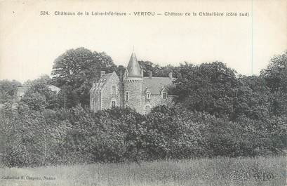 CPA FRANCE 44 "Vertou, château de la Châtellière"